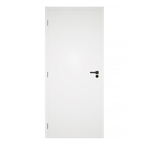 Unisec alpine fehér színű CPL felületű szobaajtó 75x210 balos, UTH tok: 95-114 mm