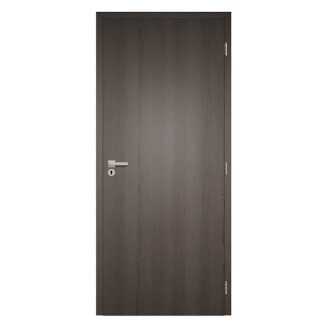   Dekor felületű antracit színű szobaajtó, 75x210 jobbos, UTH tok: 95-114 mm