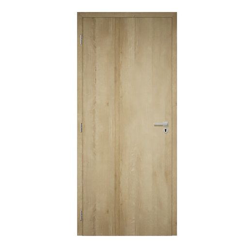 Dekor felületű európai tölgy színű szobaajtó, 100x210 balos, UTH tok: 140-159 mm