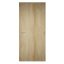 Dekor felületű európai tölgy színű szobaajtó, 75x210 jobbos, UTH tok: 95-114 mm