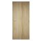 Dekor felületű európai tölgy színű szobaajtó, 90x210 jobbos, UTH tok: 120-139 mm