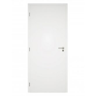   Dekor felületű fehér színű szobaajtó, 90x210 balos, UTH tok: 120-139 mm