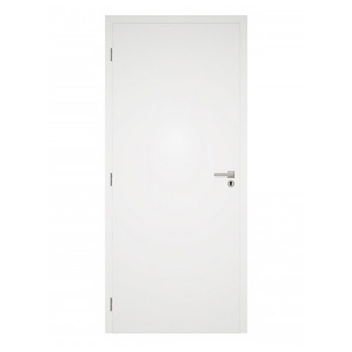 Dekor felületű fehér színű szobaajtó, 90x210 balos, UTH tok: 95-114 mm