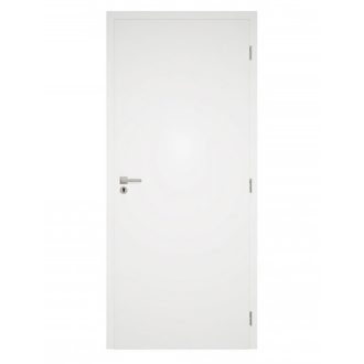   Dekor felületű fehér színű szobaajtó, 90x210 jobbos, UTH tok: 95-114 mm