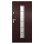 UNI6000 RC2 90N balos mahagóni üveges kültéri bejárati ajtó, Hanover 5