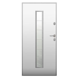   UNI6000 RC2 90N jobbos fehér üveges kültéri bejárati ajtó, Hanover 5