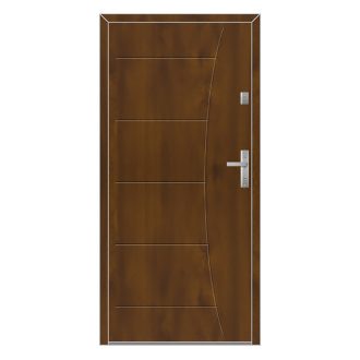   UNI6000 RC2 90N jobbos aranytölgy kültéri bejárati ajtó, Tromso SR3