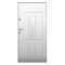 UNI6000 RC2 90N balos fehér üveges kültéri bejárati ajtó, Werina 1