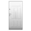 UNI6000 RC2 90N balos fehér üveges kültéri bejárati ajtó, Werina 1