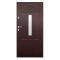 UNI6000 RC2 90N balos mahagóni üveges kültéri bejárati ajtó, Werina 1
