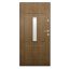 UNI6000 RC2 90N jobbos aranytölgy üveges kültéri bejárati ajtó, Werina 1