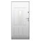 UNI6000 RC2 90N jobbos fehér üveges kültéri bejárati ajtó, Werina 1