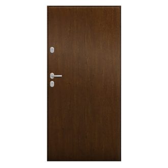   UNI6000 RC2 90N balos világos dió minta nélküli kültéri bejárati ajtó W00