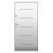 UNI6000 RC2 90N balos fehér kültéri bejárati ajtó, Aspen 1