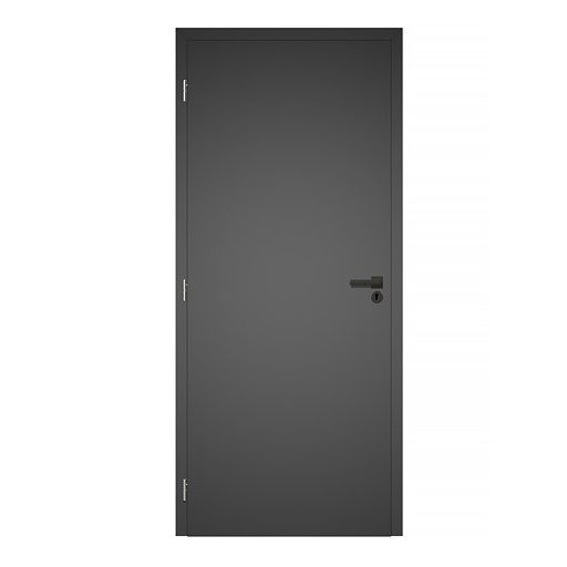 Unisec gyémántszürke színű CPL felületű szobaajtó 75x210 balos, UTH tok 140-159 mm