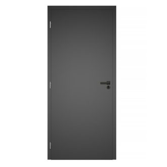   Unisec gyémántszürke színű CPL felületű szobaajtó 90x210 balos, UTH tok: 120-139 mm