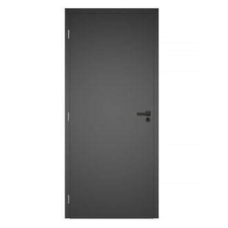   Unisec gyémántszürke színű CPL felületű szobaajtó 90x210 balos, UTH tok: 140-159 mm