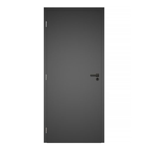 Unisec gyémántszürke színű CPL felületű szobaajtó 90x210 balos, UTH tok: 95-114 mm