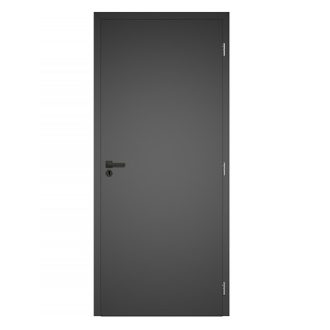   Unisec gyémántszürke színű CPL felületű szobaajtó 90x210 jobbos, UTH tok 140-159 mm