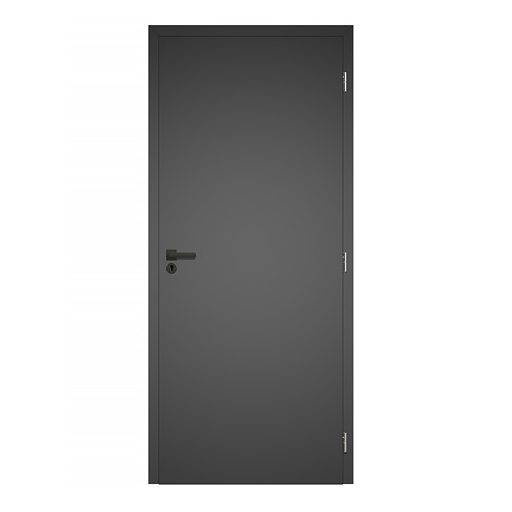 Unisec gyémántszürke színű CPL felületű szobaajtó 90x210 jobbos, UTH tok 95-114 mm