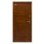 HiSec 89x202 cm MT R modern matt festett mogyoró balos lépcsőházi bejárati ajtó