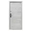HiSec 89x202 cm SP L modern matt szürketölgy jobbos lépcsőházi bejárati ajtó
