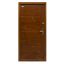 HiSec 95x205 cm MT R modern matt festett mogyoró balos lépcsőházi bejárati ajtó