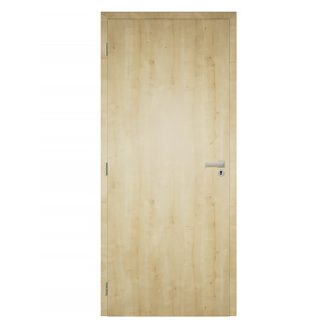   Unisec hamilton tölgy színű CPL felületű szobaajtó 90x210 balos, UTH tok: 95-114 mm