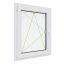Kömmerling 76 mm-es, balos bukó-nyíló műanyag ablak 118x118-as 2 rétegű üveggel 