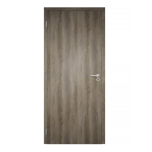 Unisec nebraska tölgy színű CPL felületű szobaajtó 100x210 balos, UTH tok: 120-139 mm