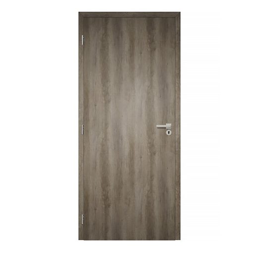 Unisec nebraska tölgy színű CPL felületű szobaajtó 75x210 balos, UTH tok: 95-114 mm