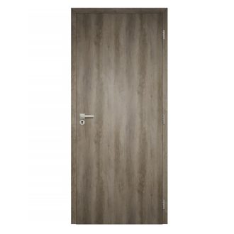   Unisec nebraska tölgy színű CPL felületű szobaajtó 75x210 jobbos, UTH tok 120-139 mm