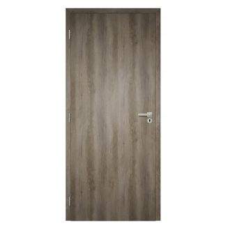   Unisec nebraska tölgy színű CPL felületű szobaajtó 90x210 balos, UTH tok: 120-139 mm