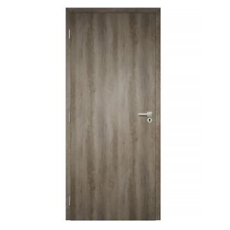   Unisec nebraska tölgy színű CPL felületű szobaajtó 90x210 balos, UTH tok: 95-114 mm