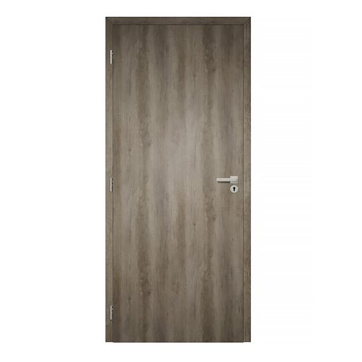 Unisec nebraska tölgy színű CPL felületű szobaajtó 90x210 balos, UTH tok: 95-114 mm