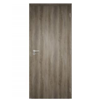   Unisec nebraska tölgy színű CPL felületű szobaajtó 90x210 jobbos, UTH tok 140-159 mm