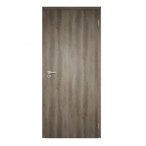 Unisec nebraska tölgy színű CPL felületű szobaajtó 90x210 jobbos, UTH tok 140-159 mm