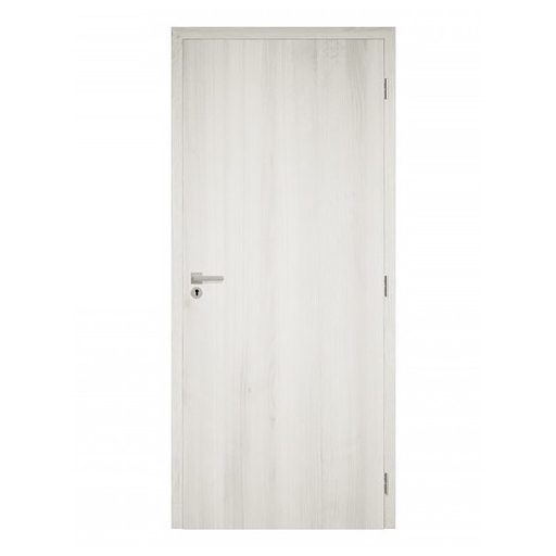 Dekor felületű téli tölgy színű szobaajtó, 100x210 jobbos, UTH tok: 95-114 mm