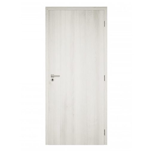Dekor felületű téli tölgy színű szobaajtó, 75x210 jobbos, UTH tok: 140-159 mm