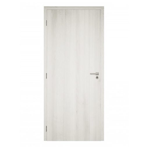 Dekor felületű téli tölgy színű szobaajtó, 90x210 balos, UTH tok: 120-139 mm