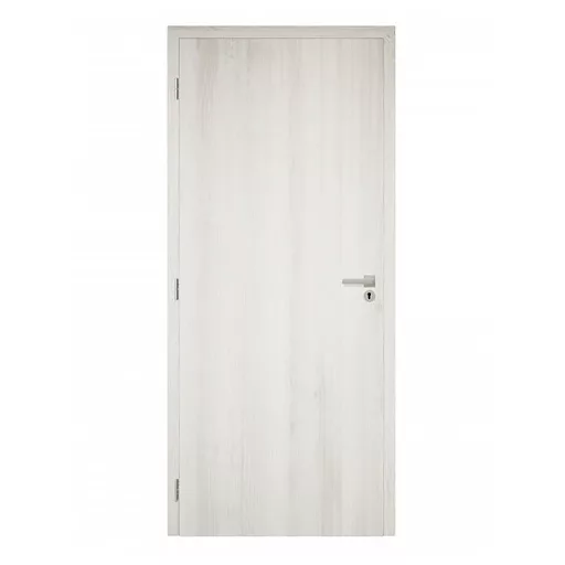 Dekor felületű téli tölgy színű szobaajtó, 90x210 balos, UTH tok: 95-114 mm