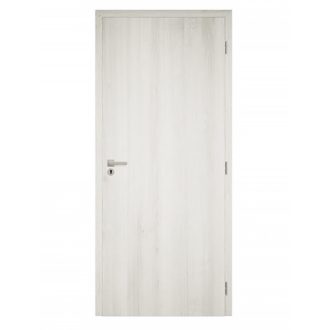   Dekor felületű téli tölgy színű szobaajtó, 90x210 jobbos, UTH tok: 120-139 mm