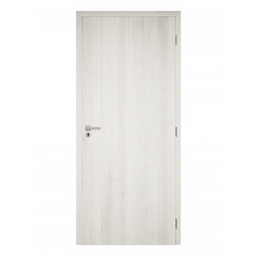 Dekor felületű téli tölgy színű szobaajtó, 90x210 jobbos, UTH tok: 120-139 mm