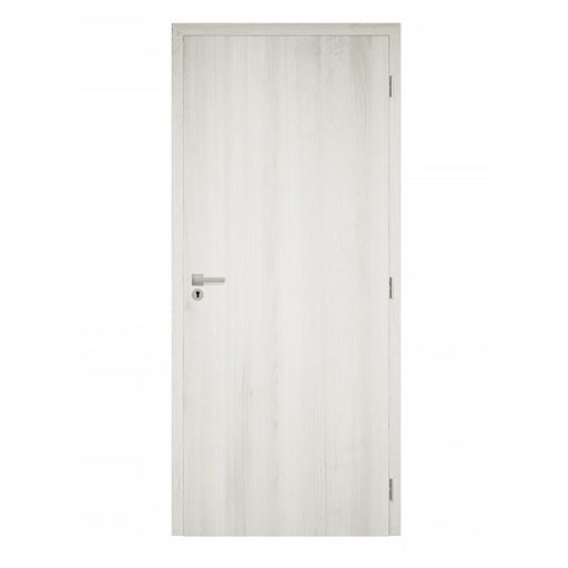 Dekor felületű téli tölgy színű szobaajtó, 90x210 jobbos, UTH tok: 140-159 mm