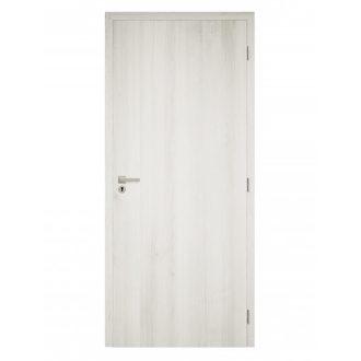   Dekor felületű téli tölgy színű szobaajtó, 90x210 jobbos, UTH tok: 95-114 mm